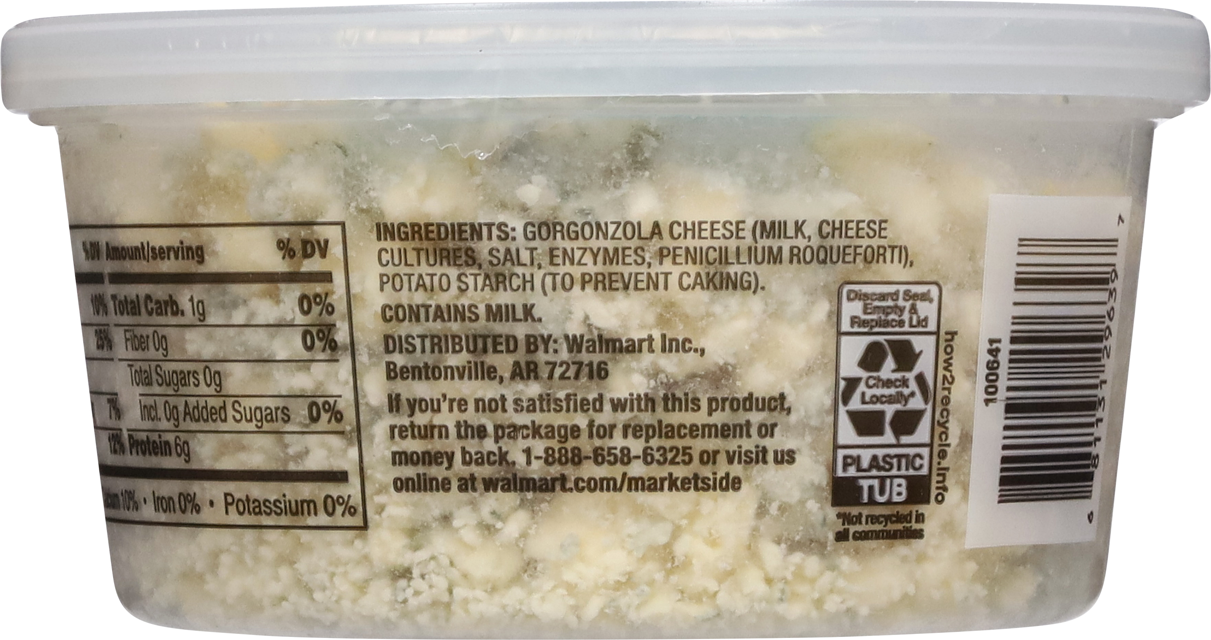 Marketside Gorgonzola Cheese Crumble Cup, 5 oz thumbnail 3