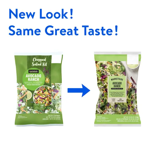 Marketside Avocado Ranch Chopped Salad Kit, 10.3 oz Bag, Fresh thumbnail 2