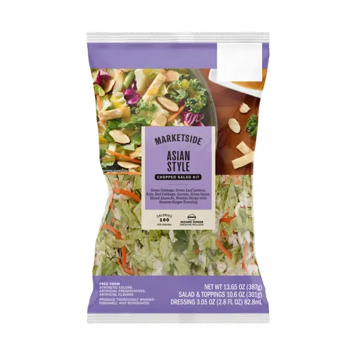 Marketside Asian Chopped Salad Kit, 10.6 oz Bag, Fresh