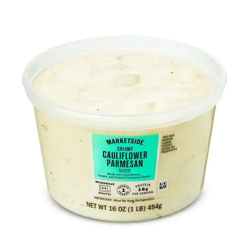 Marketside Creamy Cauliflower Parmesan Soup, Fresh Deli Soup, 16 oz Cup thumbnail 2