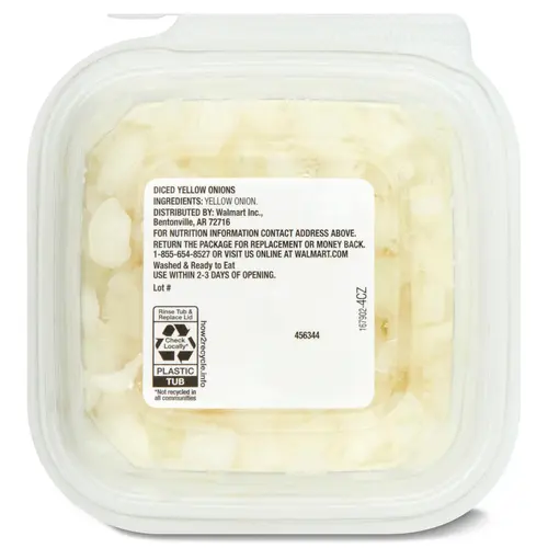 Freshness Guaranteed Diced Fresh Yellow Onions, 8 oz thumbnail 4
