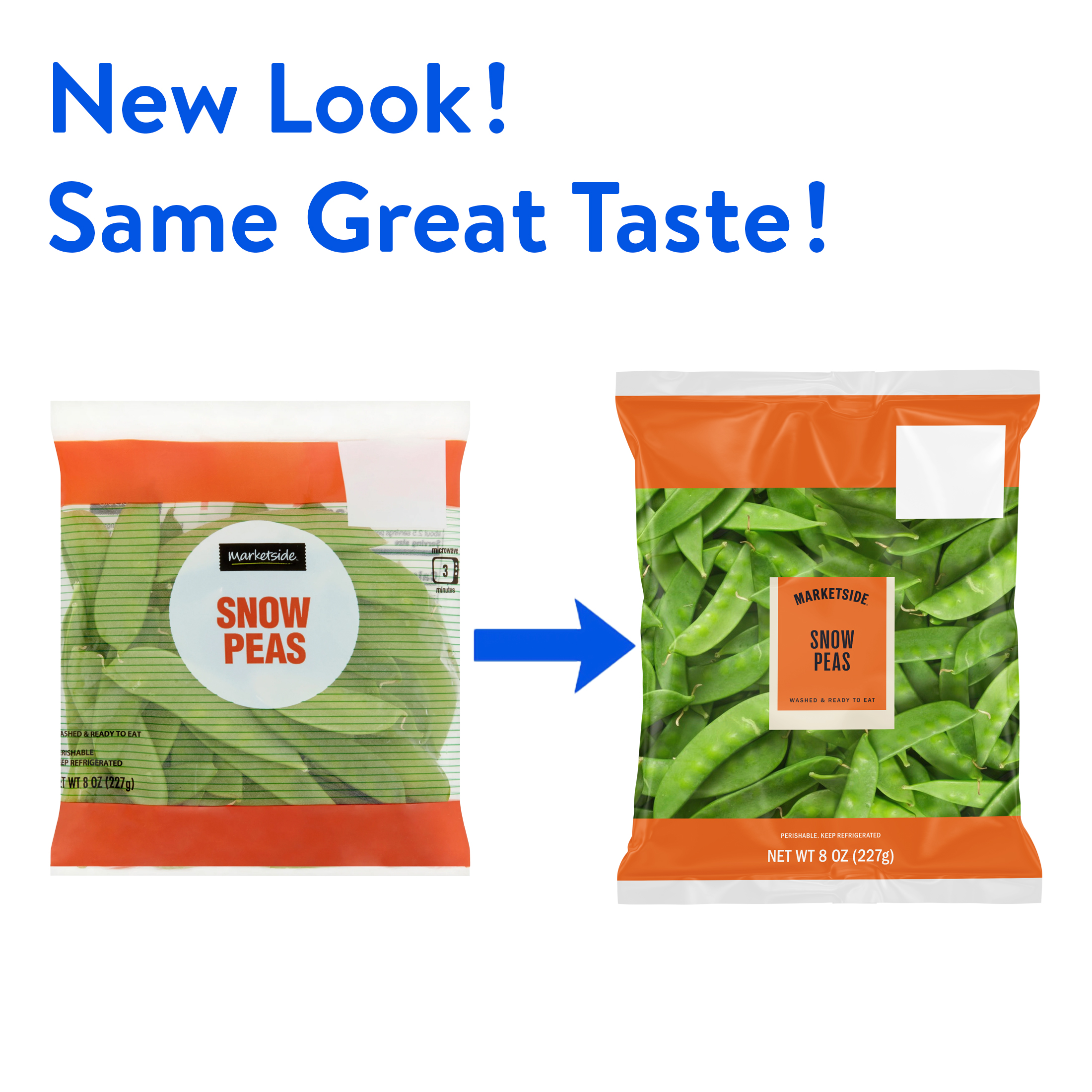 Marketside Fresh Snow Peas, 8 oz thumbnail 2