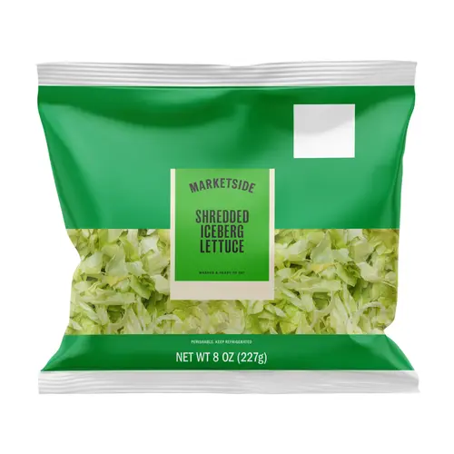 Marketside Fresh Shredded Iceberg Lettuce, 8 oz Bag, Fresh