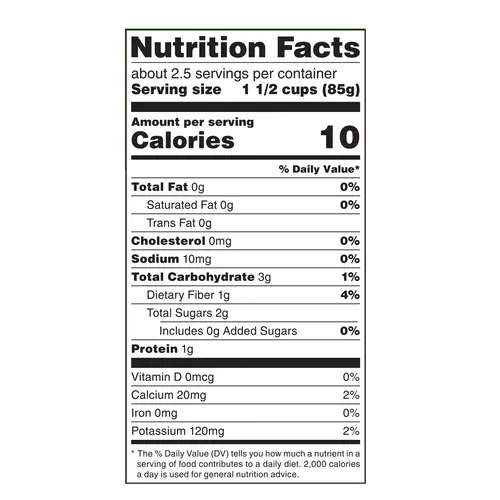 Marketside Fresh Shredded Iceberg Lettuce, 8 oz Bag, Fresh thumbnail 4