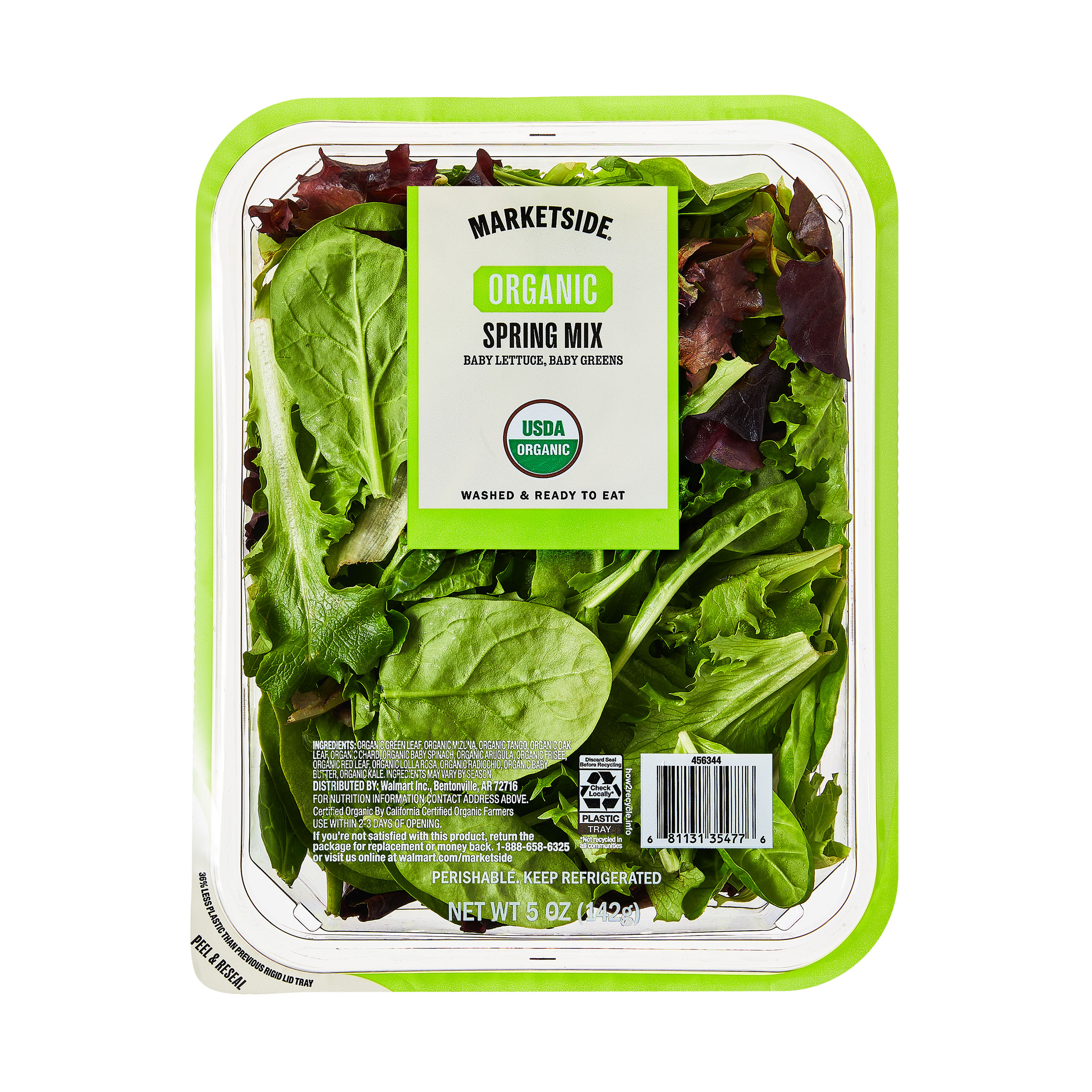 Marketside Organic Fresh Spring Mix, 5 oz