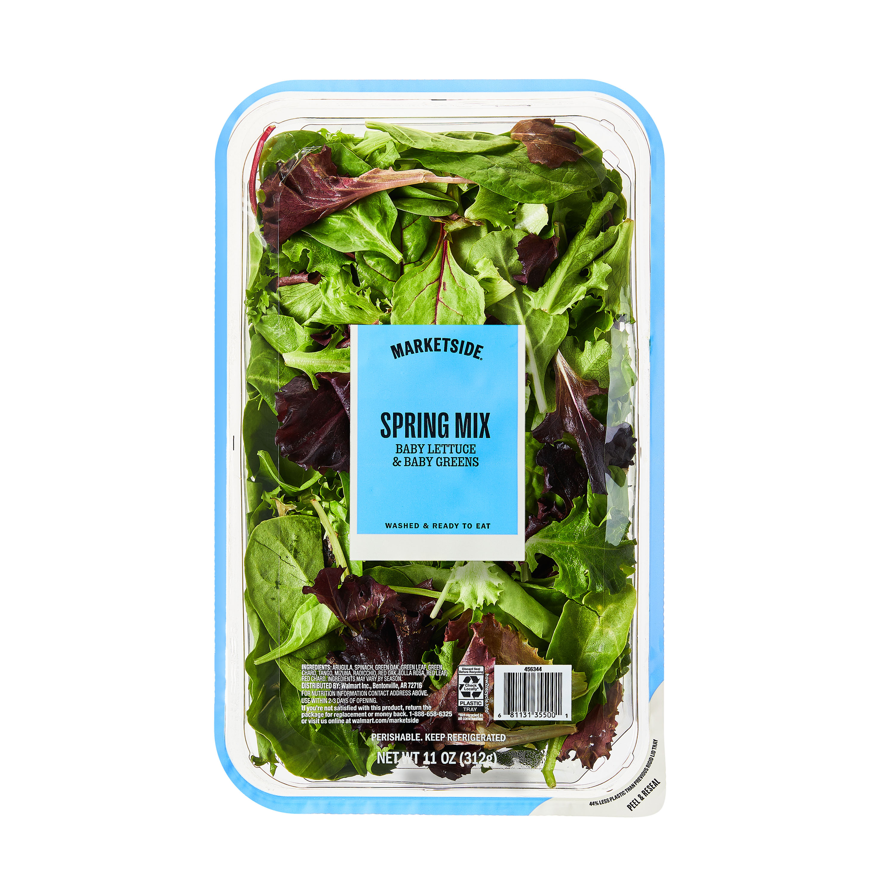Marketside Spring Mix Salad Blend, 11 oz Clam Shell, Fresh