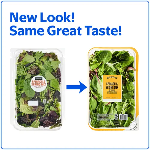 Marketside Fresh Spinach and Spring Mix, 11 oz thumbnail 2