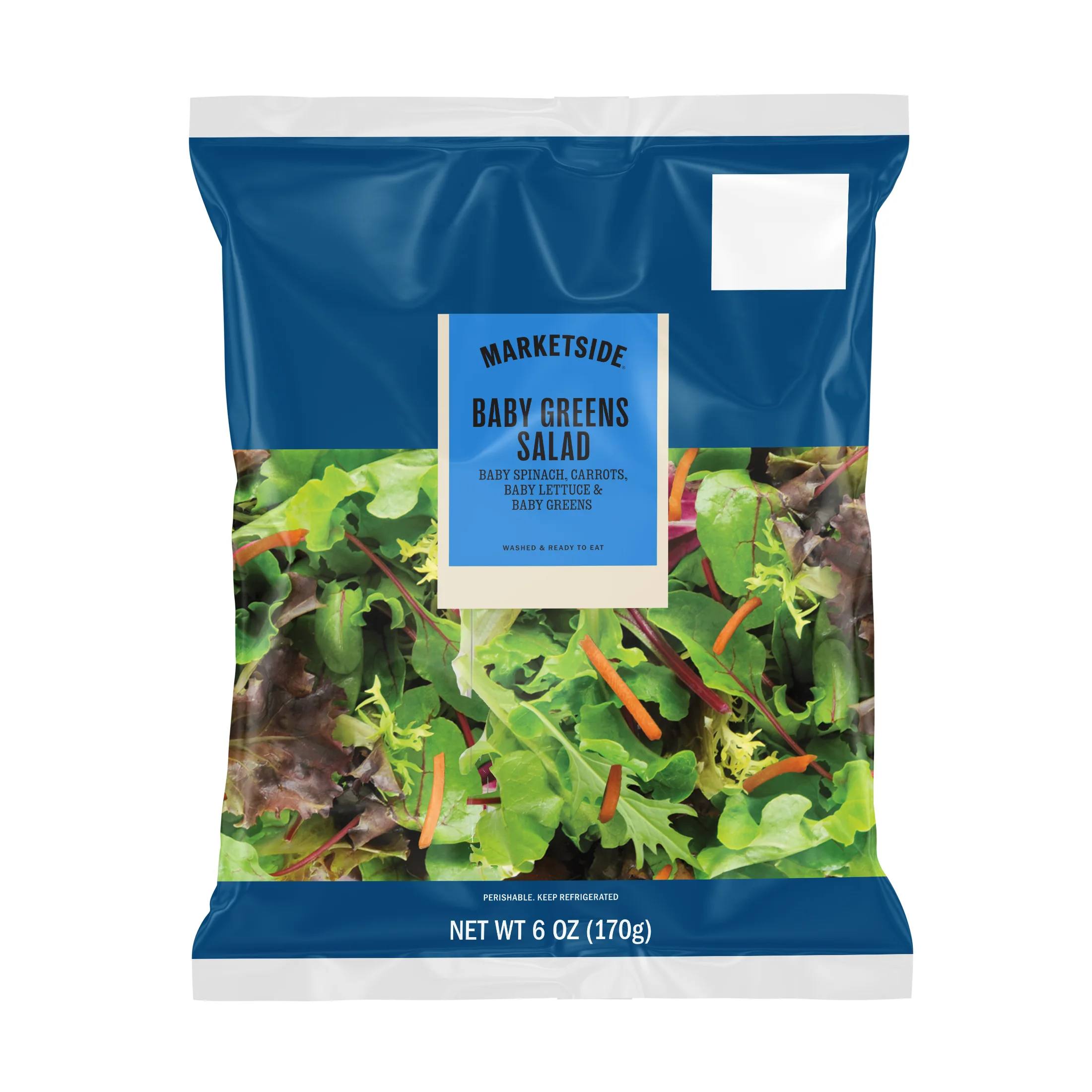 Marketside Baby Greens Salad Blend, 6 oz Bag, Fresh