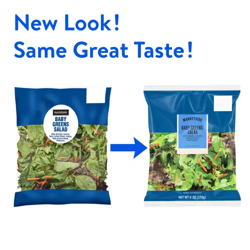 Marketside Baby Greens Salad Blend, 6 oz Bag, Fresh thumbnail 2