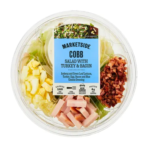 Marketside Cobb Salad with Turkey & Bacon, 7.25 oz Bowl (Fresh)