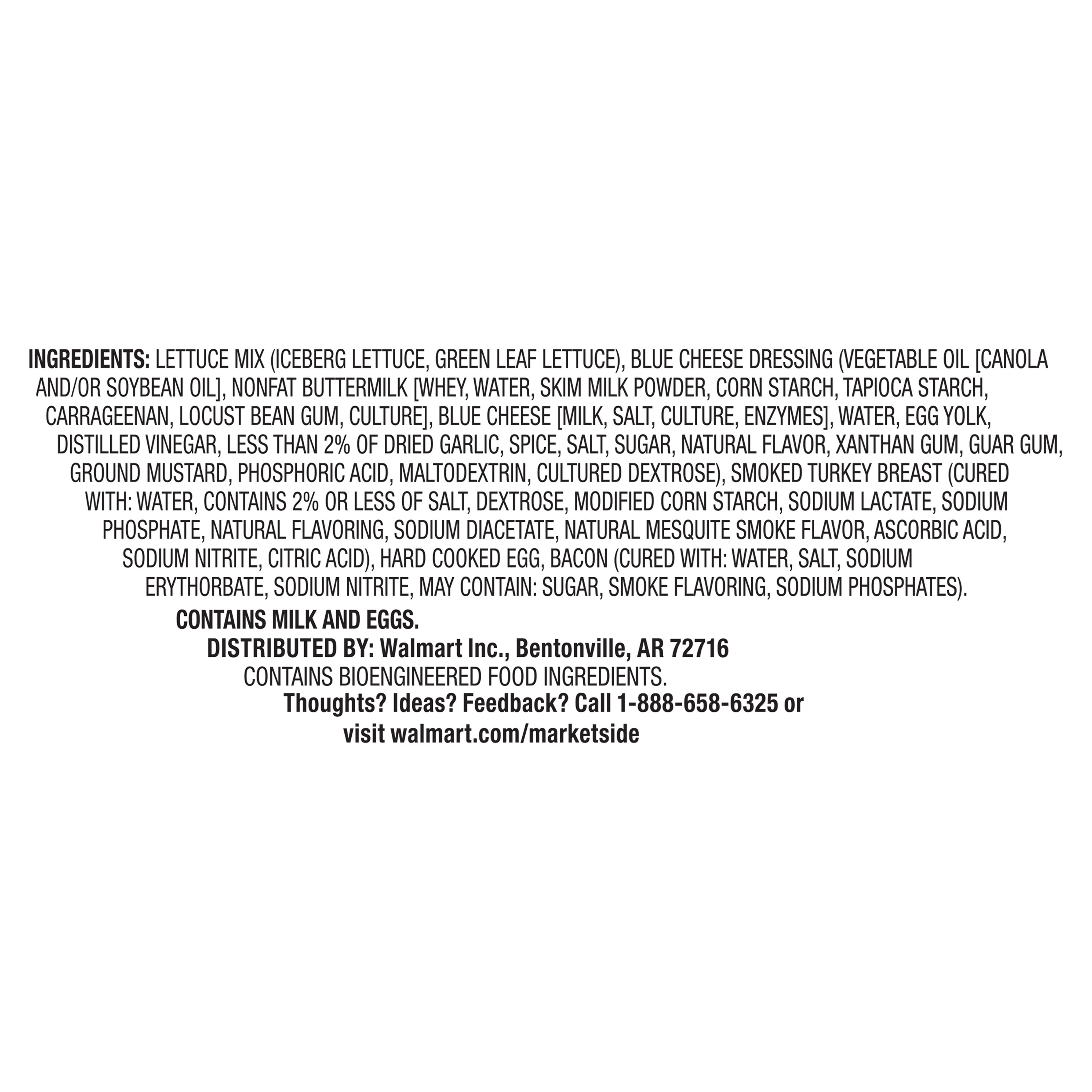 Marketside Cobb Salad with Turkey & Bacon, 7.25 oz Bowl (Fresh) thumbnail 4