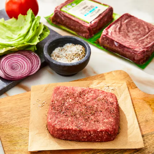 Marketside Organic Grass-Fed Ground Beef, 85% Lean/15% Fat, 1 lb, 3 Count thumbnail 2