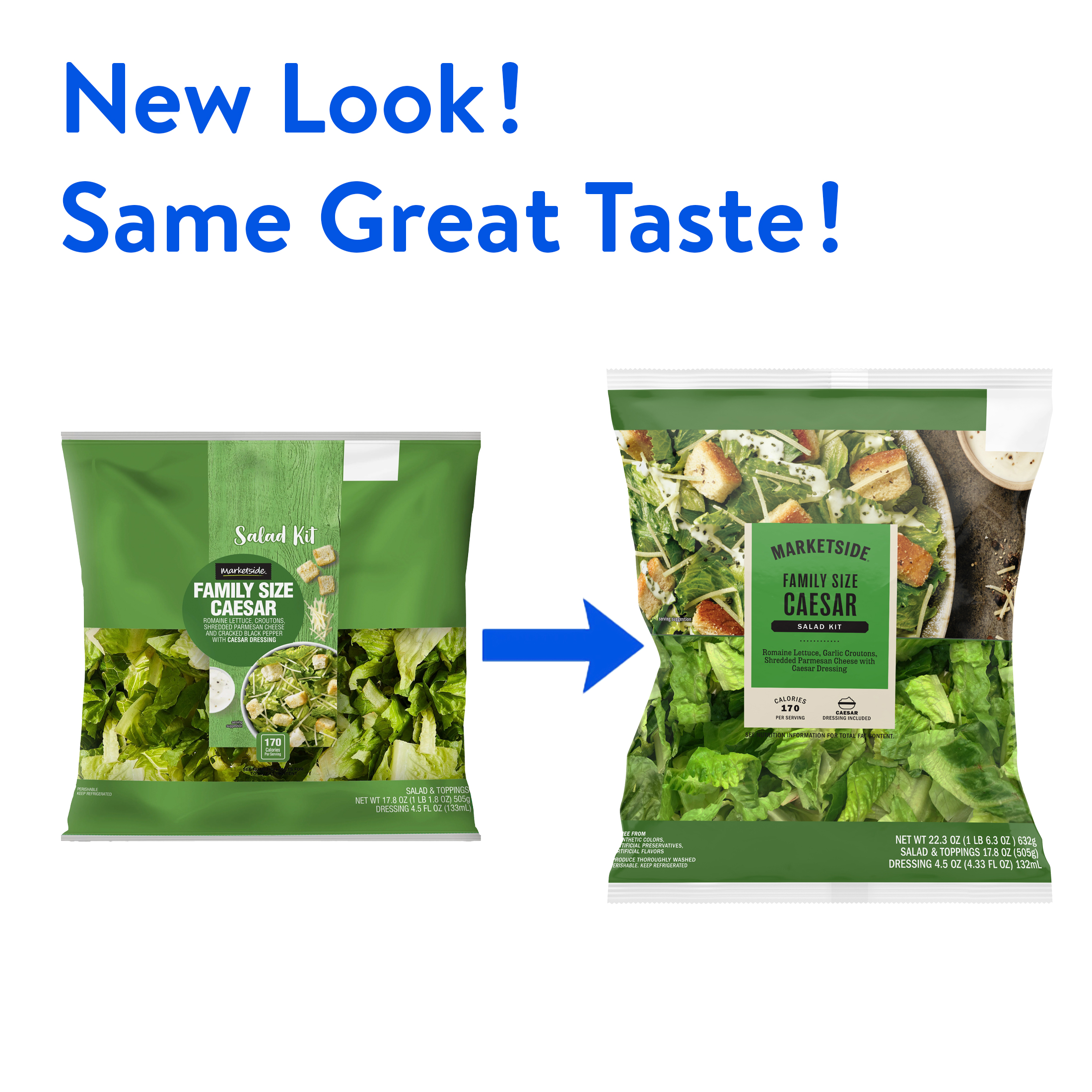 Marketside Caesar Salad Kit Family Size, 17.8 oz thumbnail 2