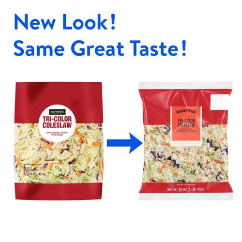 Marketside Tri-Color Cole Slaw, 16 oz Bag, Fresh thumbnail 2