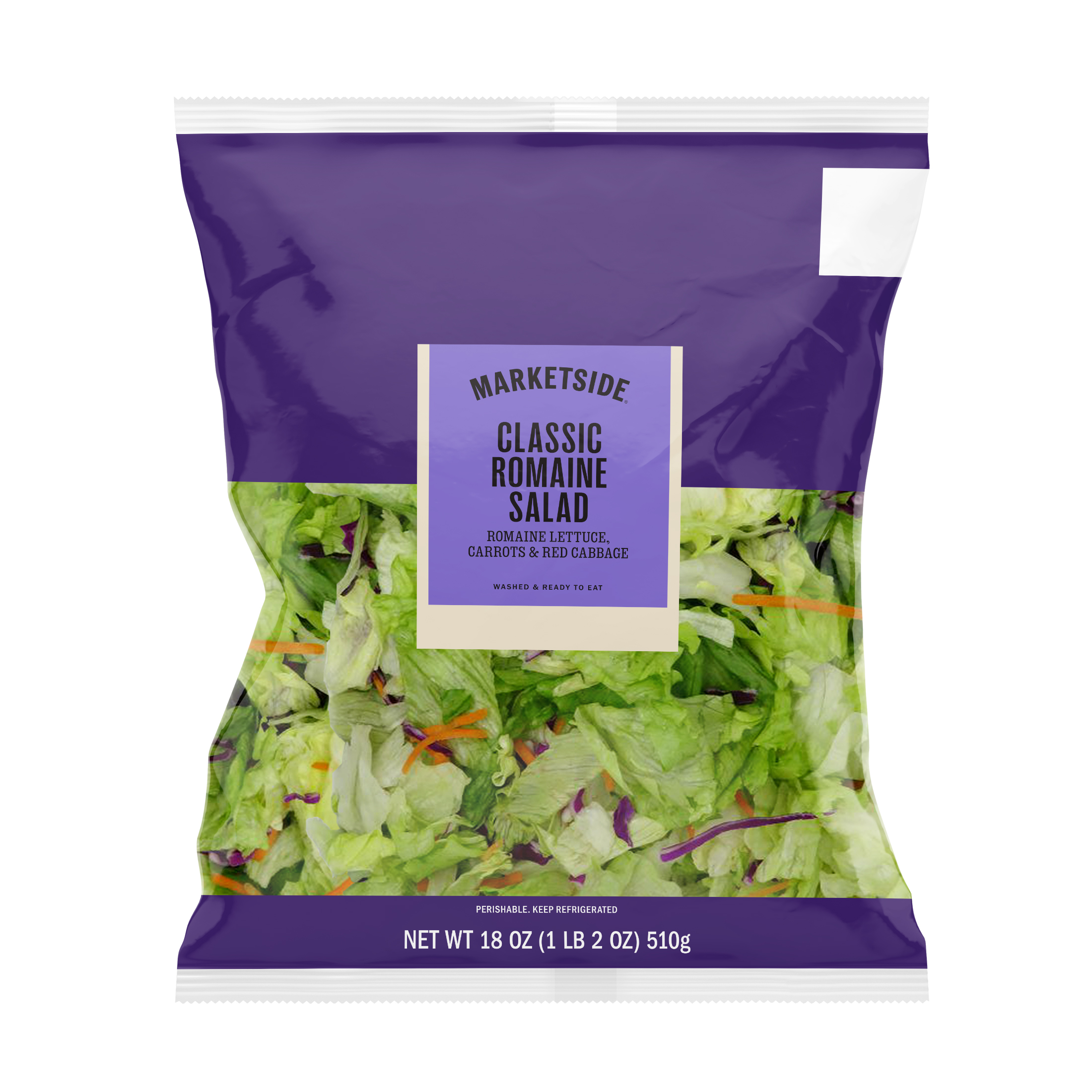 Marketside Premium Romaine Salad Blend, 18 oz Bag, Fresh