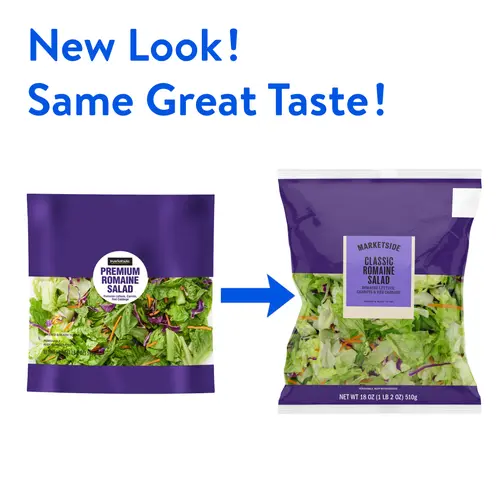 Marketside Premium Romaine Salad Blend, 18 oz Bag, Fresh thumbnail 2