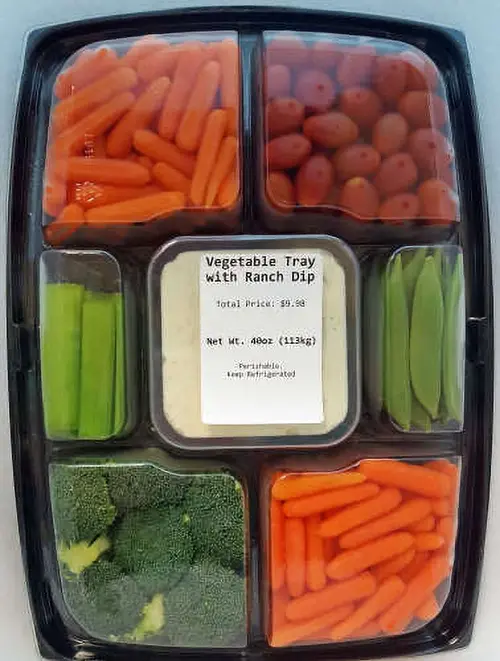 Marketside Vegetable Tray with Buttermilk Ranch Dip, 40 oz