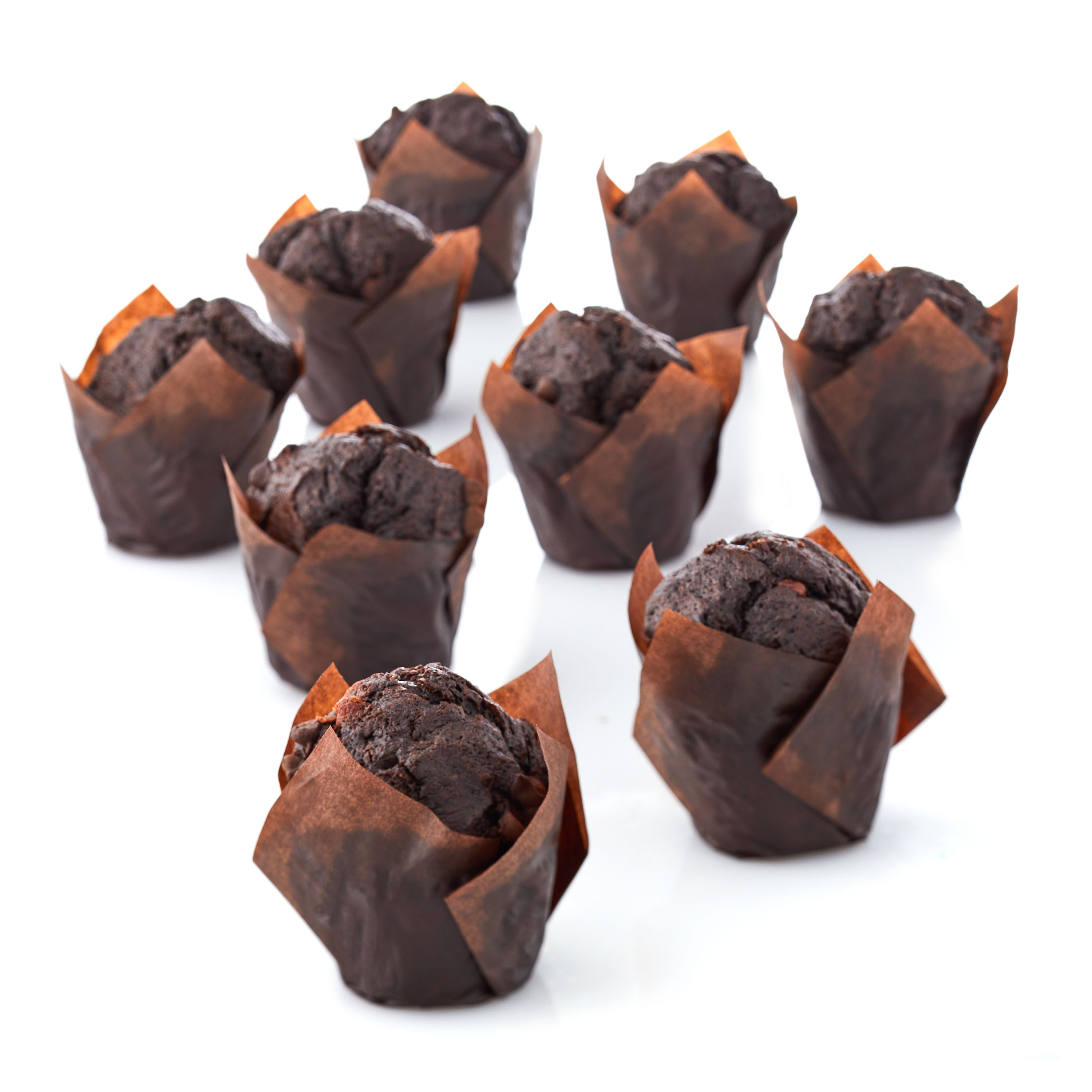 Marketside Triple Chocolate Baked Muffins, 14 oz, 9 Count thumbnail 4