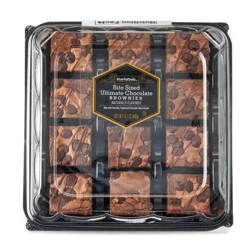 Marketside Bite Sized Ultimate Chocolate Brownies, 14.1 oz (Shelf Stable)