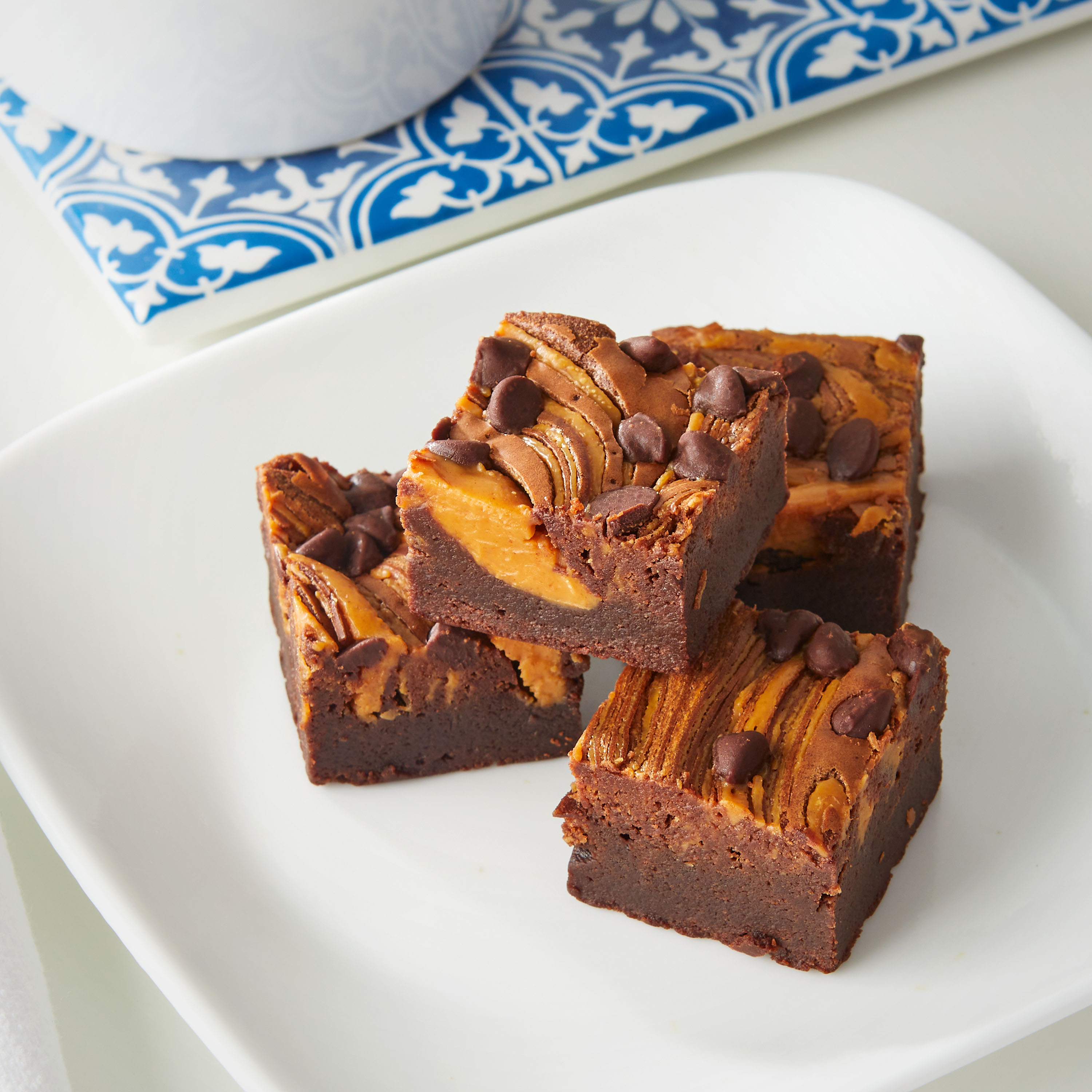 Marketside Bite Sized Chocolate Peanut Butter Swirl Brownies, 14.1 oz (Shelf Stable) thumbnail 2