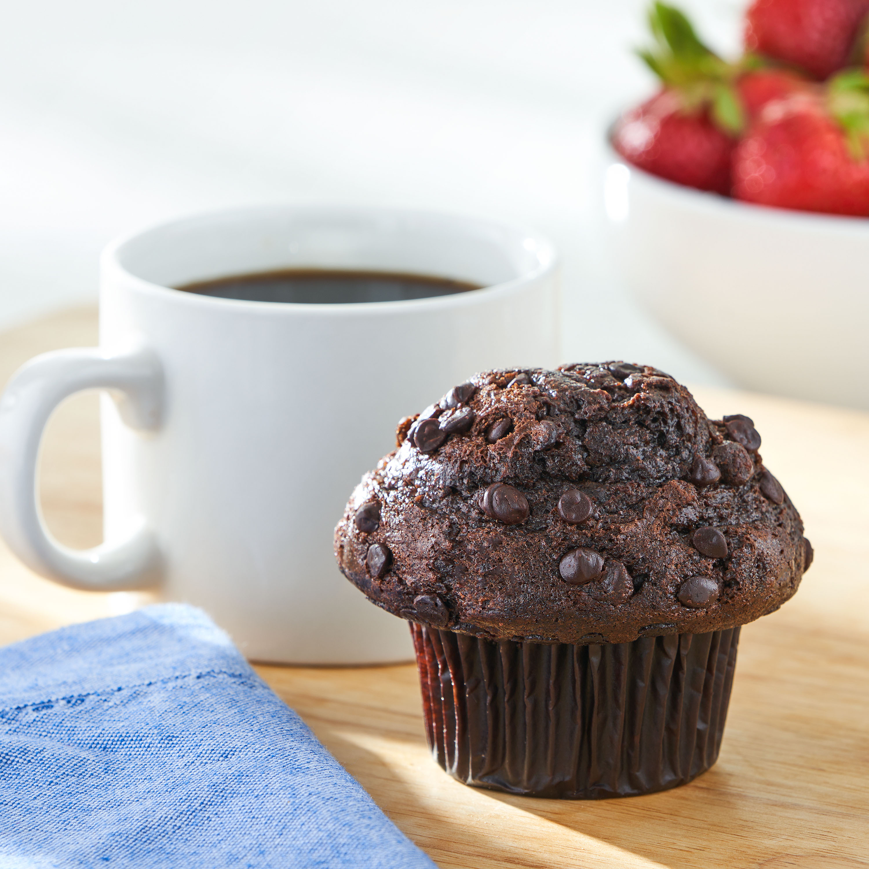 Marketside Triple Chocolate Baked Muffin, Individually Packaged, 3.25 oz, 1 Count thumbnail 3