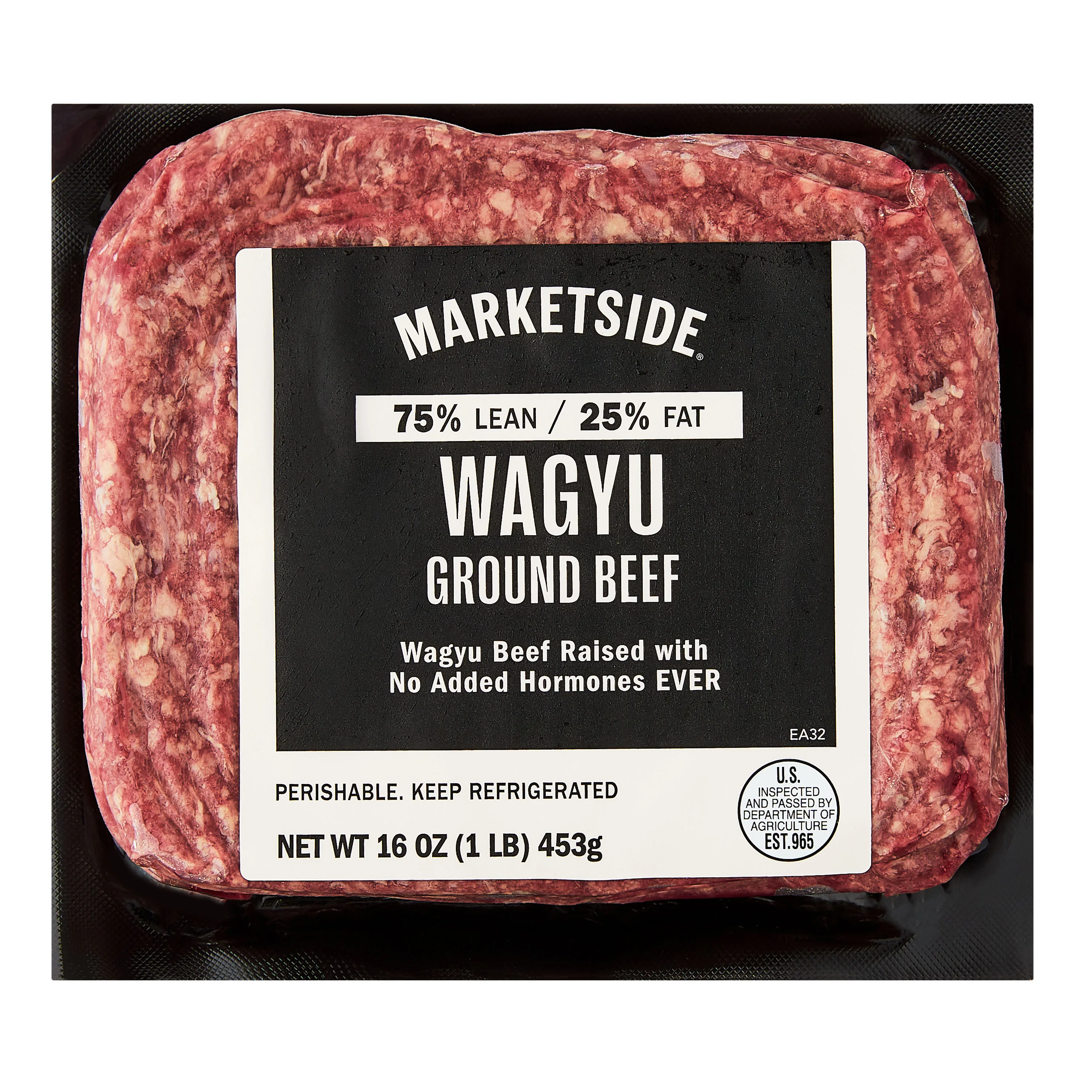 Marketside Ground Wagyu Beef, 75% Lean/25% Fat, 1 lb