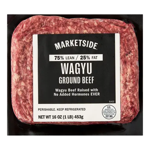 Marketside Ground Wagyu Beef, 75% Lean/25% Fat, 1 lb