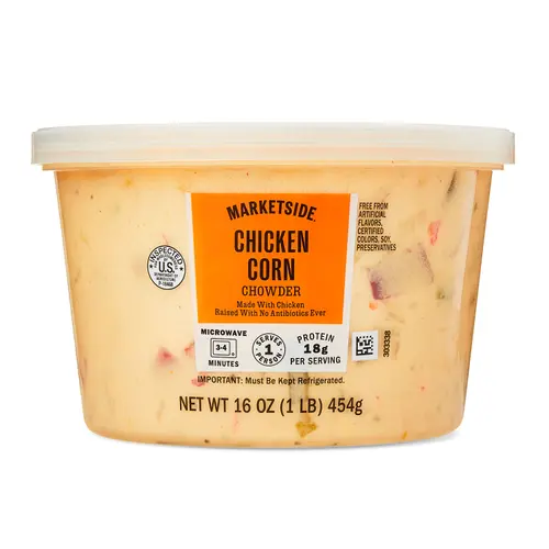 Marketside Kickin' Chicken Chowder, Fresh Deli Soup, 16 oz Cup