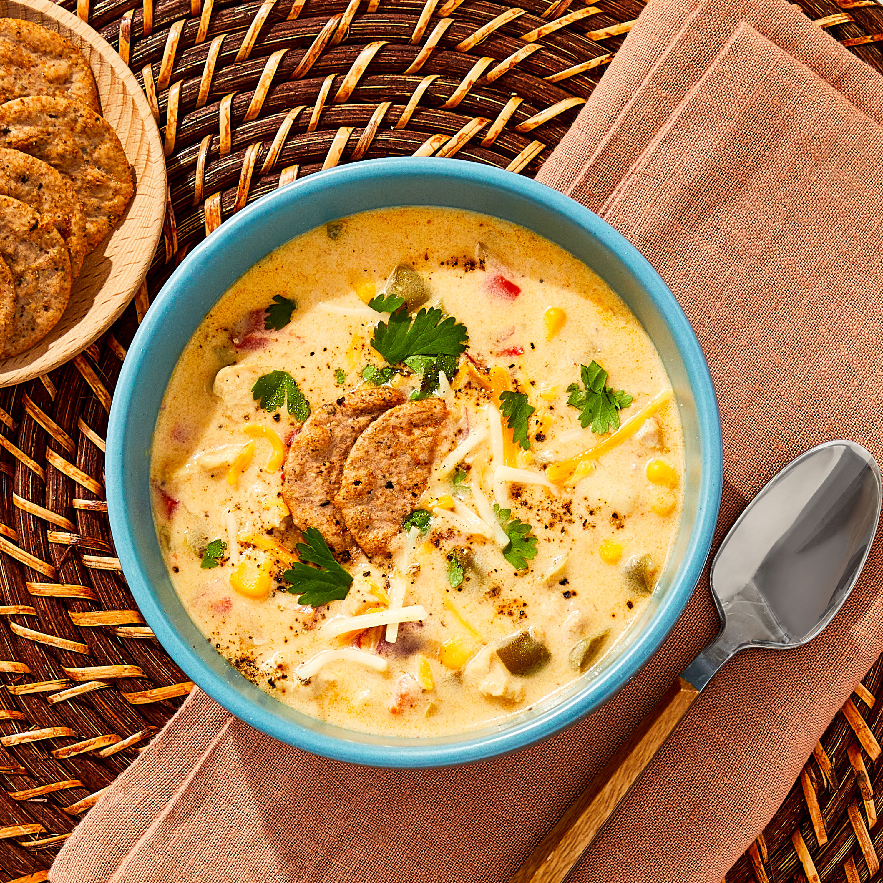 Marketside Kickin' Chicken Chowder, Fresh Deli Soup, 16 oz Cup thumbnail 3