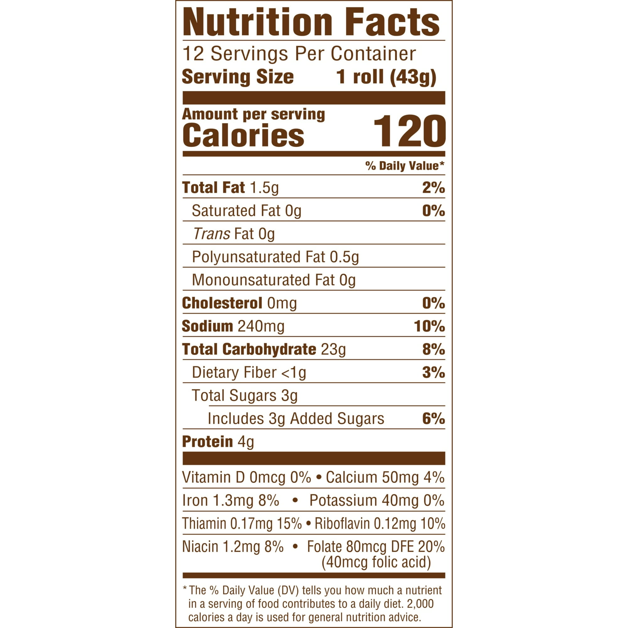 Sara Lee Artesano White Bakery Rolls, 12 count, Soft Sliced Bread Dinner Rolls, 18 oz Bag (Pack of 2) thumbnail 3