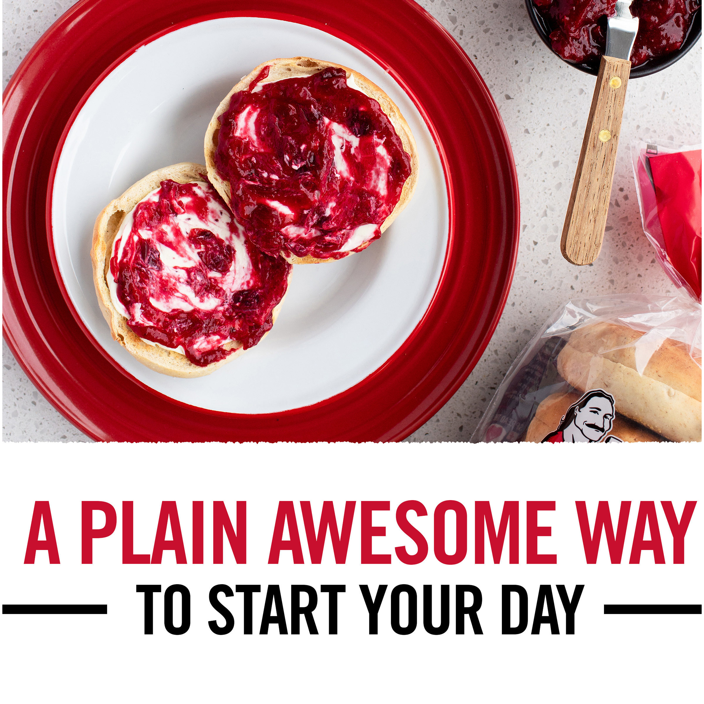 Dave's Killer Bread Plain Awesome Organic Bagels, 16.75 oz, 5 Ct., Shelf-Stable - Pack Of 2 thumbnail 3