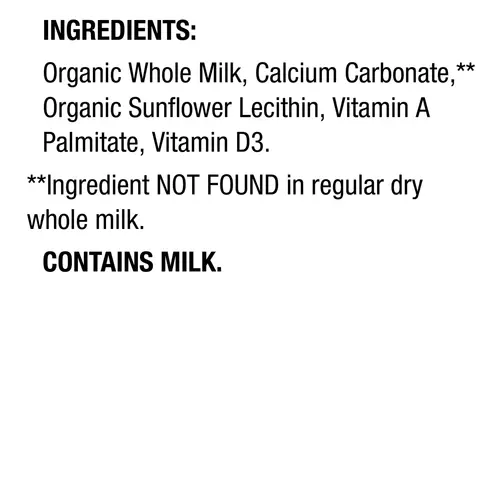 Horizon Organic Instant Dry Whole Milk, 30.6 Oz thumbnail 4