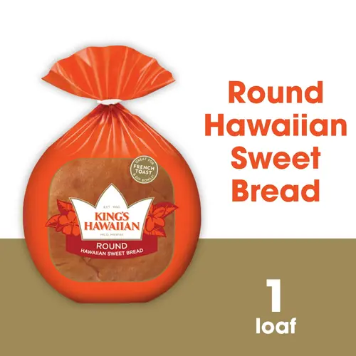 King's Hawaiian Round Hawaiian Sweet Bread, 16 oz (1 Pack)