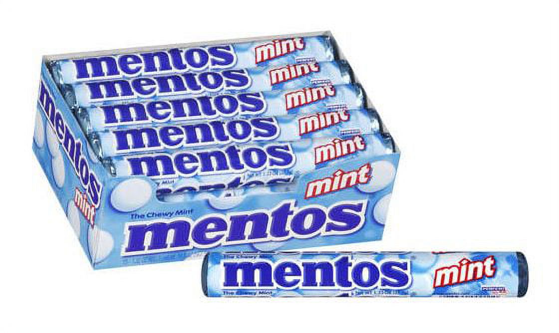 Mentos Chewy, Mints Flavor Pack, Box 15 Ct.