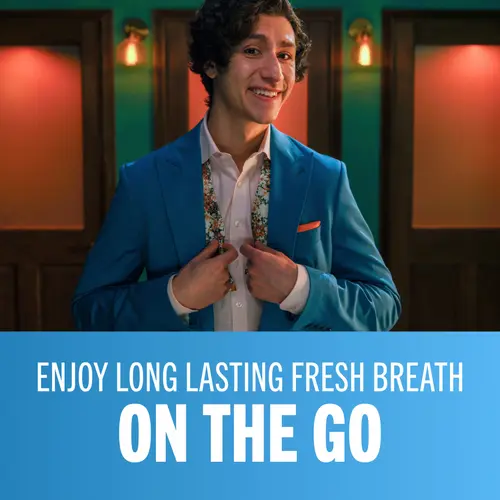 TheraBreath Fresh Breath Chewing Gum for Adults, Icy Mint Flavor, Sugar-Free with Xylitol, 3 Pack thumbnail 3