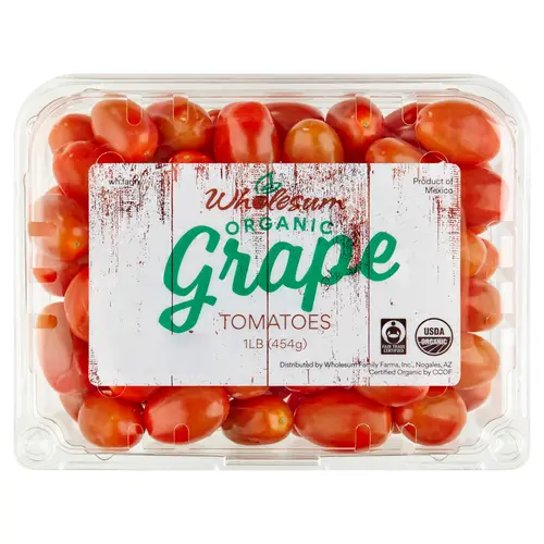 Fresh Organic Grape Tomato, 1 lb Package thumbnail 2