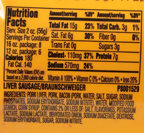 John Morrell Braunschweiger, 16 oz thumbnail 2