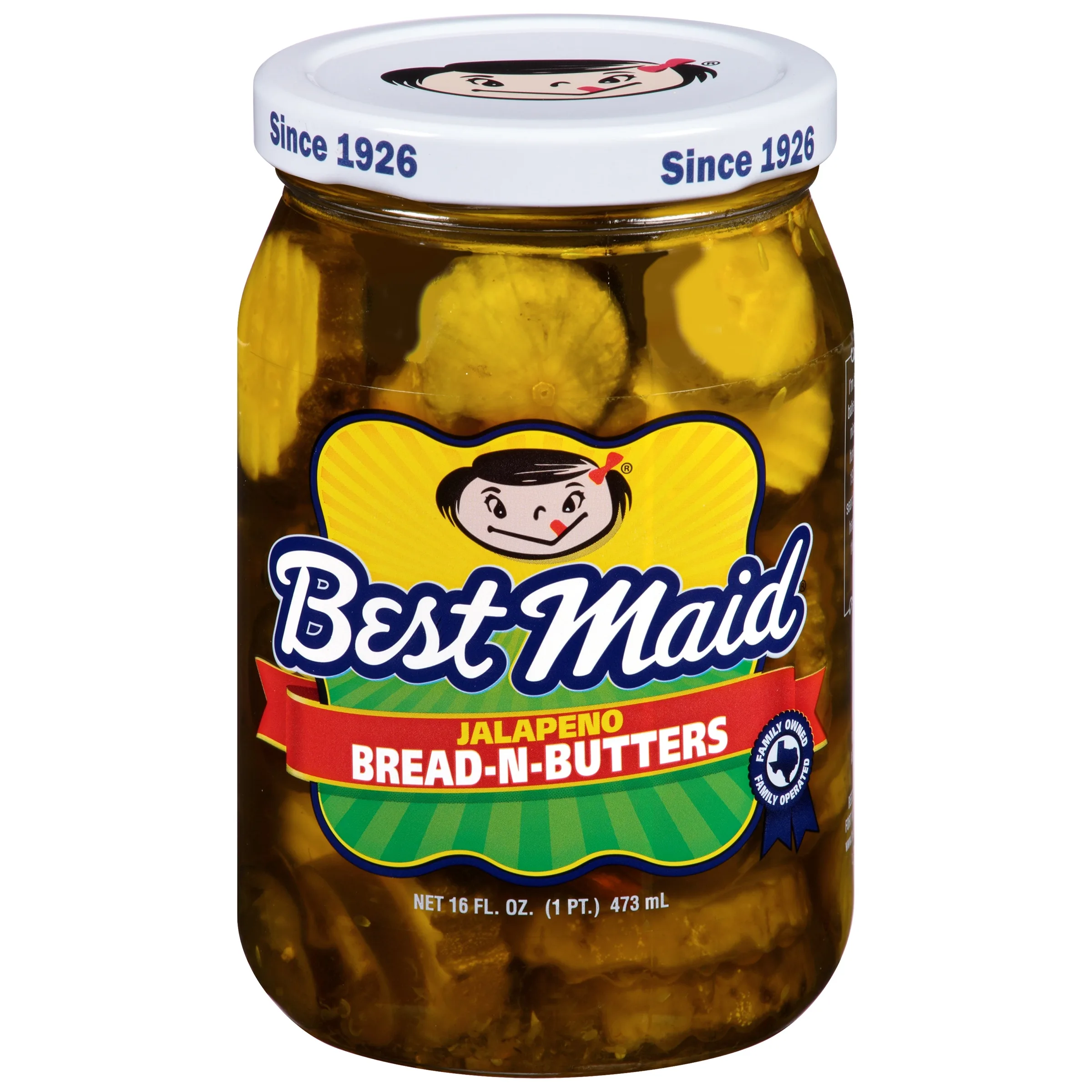Best Maid? Jalapeno Bread-N-Butters Pickles 16 fl. oz. Jar
