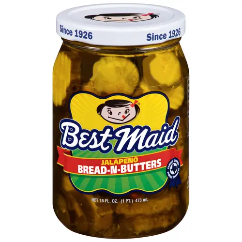 Best Maid? Jalapeno Bread-N-Butters Pickles 16 fl. oz. Jar
