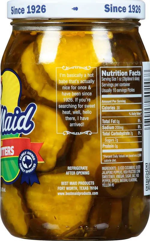 Best Maid? Jalapeno Bread-N-Butters Pickles 16 fl. oz. Jar thumbnail 4