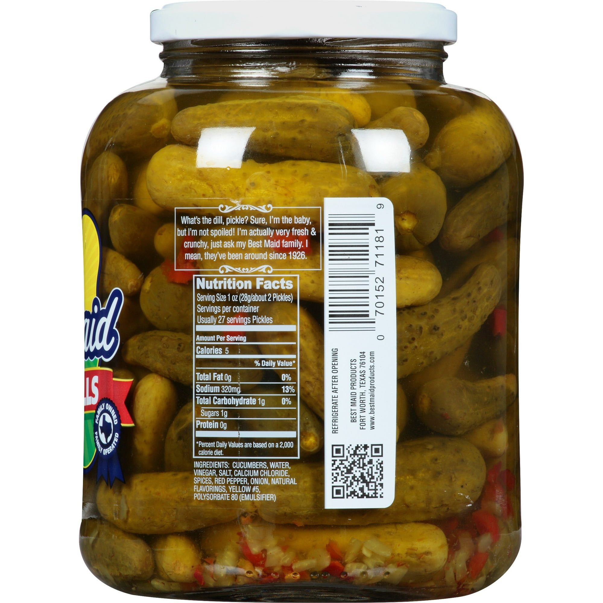 Best Maid Fresh Pack Baby Dills, 46 fl oz thumbnail 2