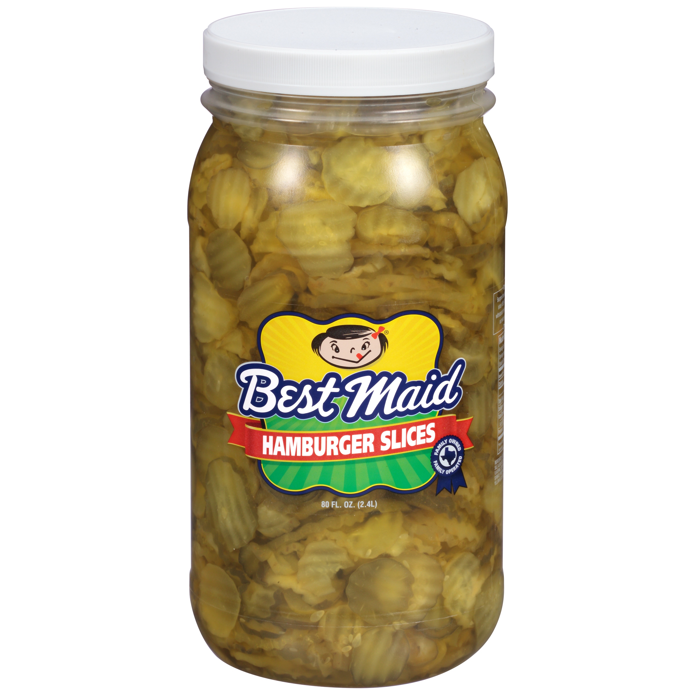 Best Maid Hamburger Slices 80 fl. oz. Plastic Jar