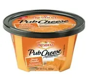 President Pub Cheese Sharp Cheddar Cheese Spread, 8 oz (Refrigerated)