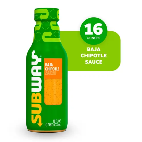 Subway Baja Chipotle Sauce, 16 Fluid Ounce.