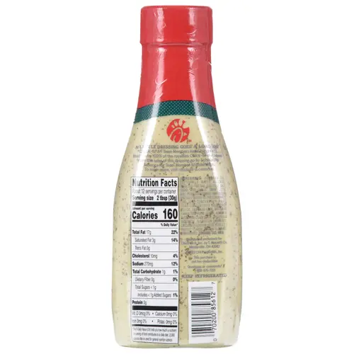 Chick-Fil-A Avocado Lime Ranch Refrigerated Salad Dressing, 12 Fluid oz Bottle, Fresh thumbnail 2