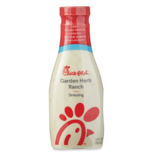 Chick-Fil-A Garden Herb Ranch Refrigerated Salad Dressing, 12 Fluid oz Bottle, Fresh