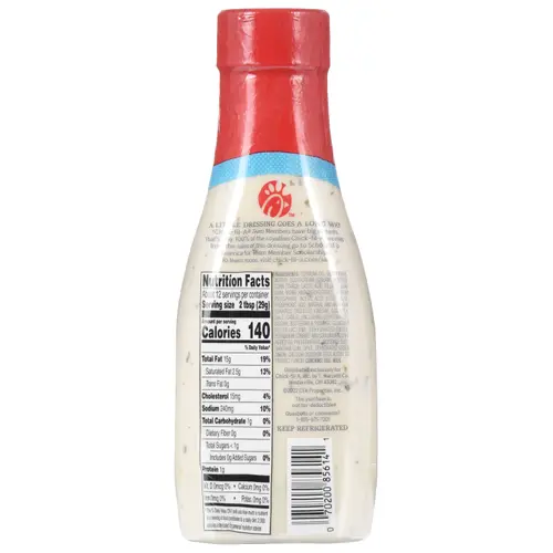 Chick-Fil-A Garden Herb Ranch Refrigerated Salad Dressing, 12 Fluid oz Bottle, Fresh thumbnail 2