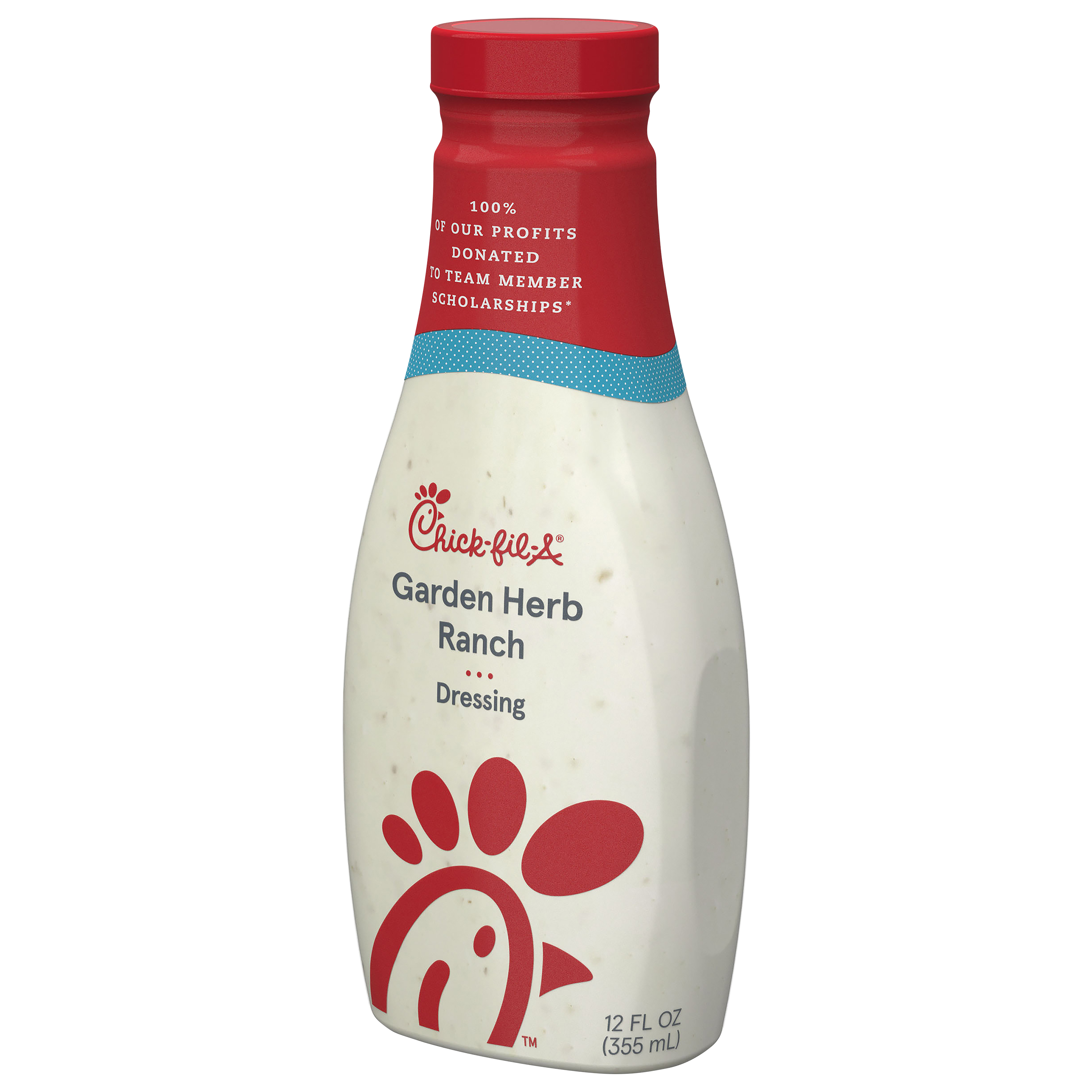 Chick-Fil-A Garden Herb Ranch Refrigerated Salad Dressing, 12 Fluid oz Bottle, Fresh thumbnail 3