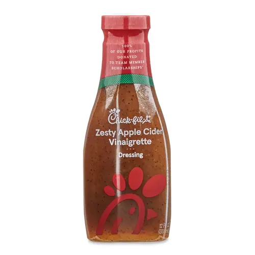 Chick-Fil-A Zesty Apple Vinaigrette Refrigerated Salad Dressing, 12 Fluid oz Bottle, Fresh