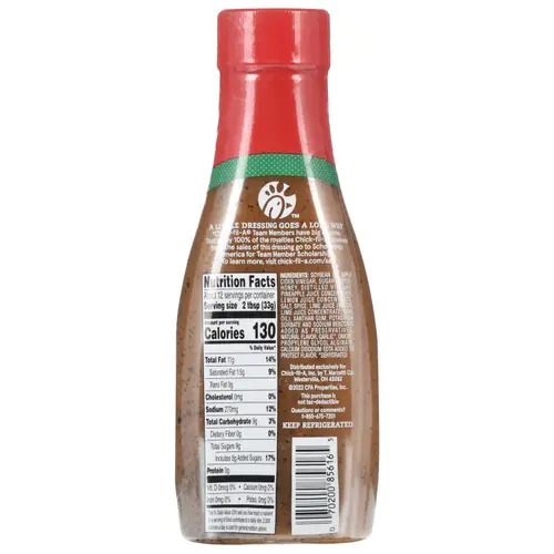 Chick-Fil-A Zesty Apple Vinaigrette Refrigerated Salad Dressing, 12 Fluid oz Bottle, Fresh thumbnail 2